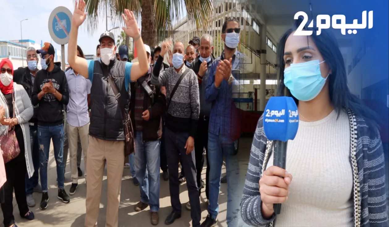 بعضهم عمل لـ41 سنة.. عمال يحتجون على طردهم من شركة للسيارات- فيديو