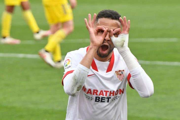 النصيري يواصل تألقه مع إشبيلية ويحقق رقما قياسيا ظل صامدا منذ موسم 2016-2015