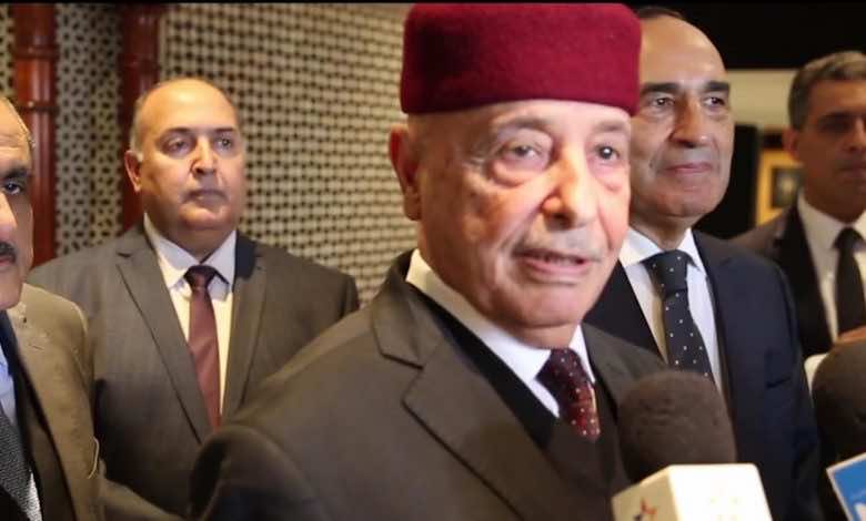 رئيس مجلس النواب في ليبيا "ممتن" لدعم المغرب لاستقرار بلاده