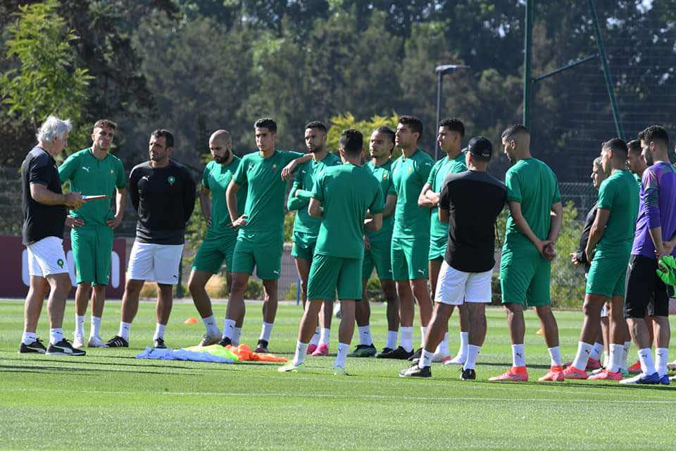المنتخب الوطني يستأنف تداريبه استعدادا لملاقاة غانا وبوركينافاسو بعد راحة يوم