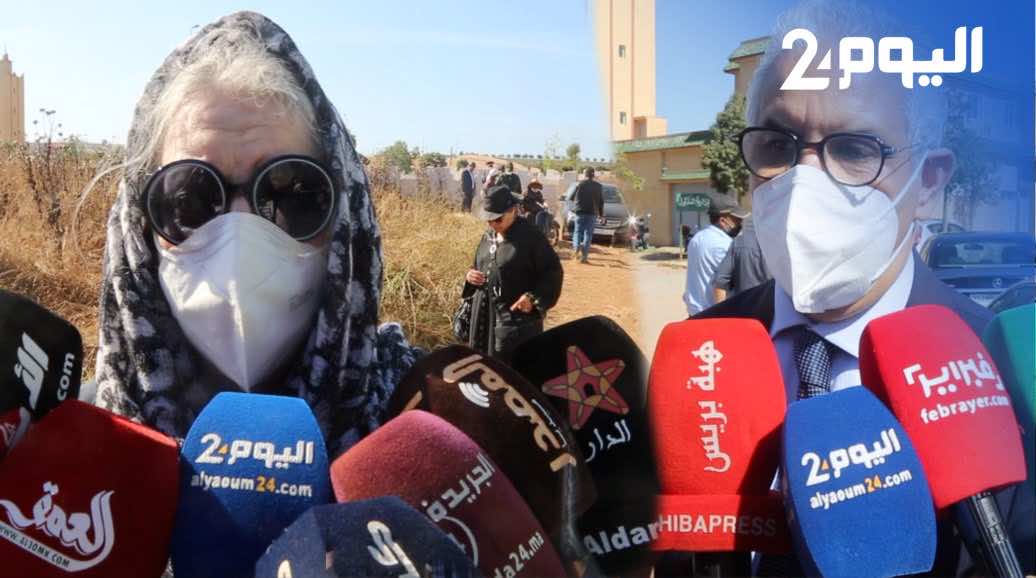 في جنازة مهيبة.. رفيقة درب خالد الجامعي تنعيه بكلمات مؤثرة.. والبركة: "أفنى حياته دفاعا عن حرية التعبير" -فيديو