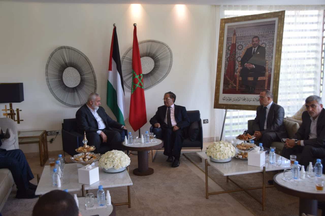 رئيس حركة حماس يلتقي أحزابا سياسية وفعاليات مدنية داعمة لفلسطين بالمغرب