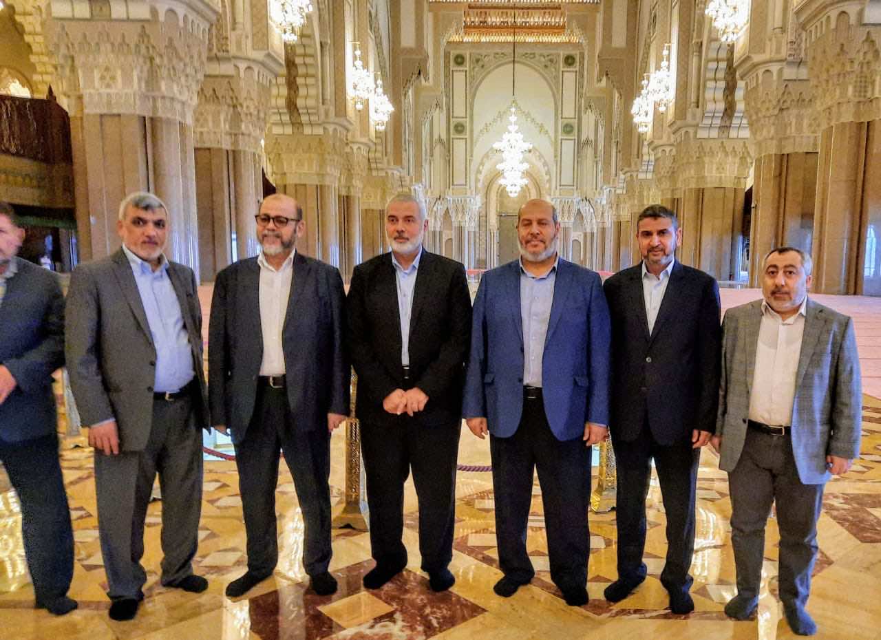 وفد حماس زار مسجد الحسن الثاني وتناول الغذاء ببيت الرميد قبل مغادرة المغرب