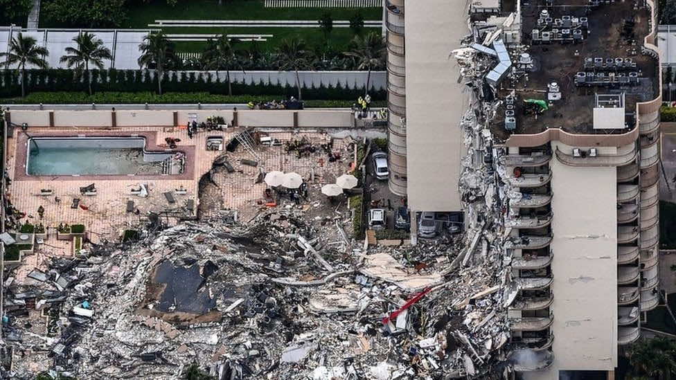 ارتفاع ضحايا انهيار مبنى فلوريدا إلى 86 قتيلا و43 مفقودا