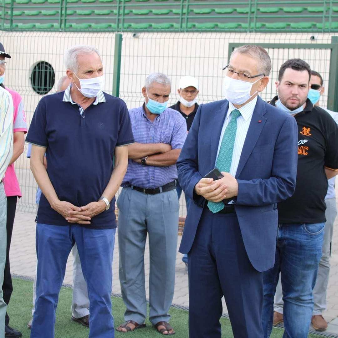 تحفيزات لفريق رجاء بني ملال قبل مباراة نصف نهائي كأس العرش- صور