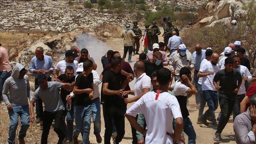شهيد وعشرات المصابين برصاص الجيش الإسرائيلي شمال الضفة الغربية