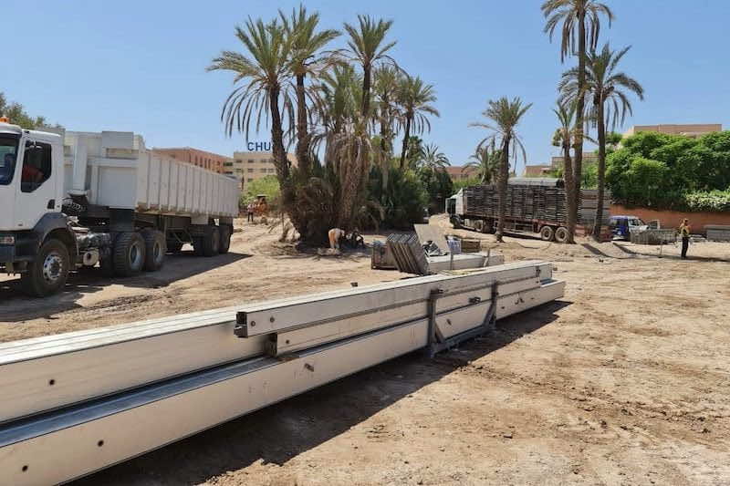 السلطات تسارع الخطى لإنجاز المستشفى الميداني الإضافي بمراكش لمواجهة تفشي كورونا