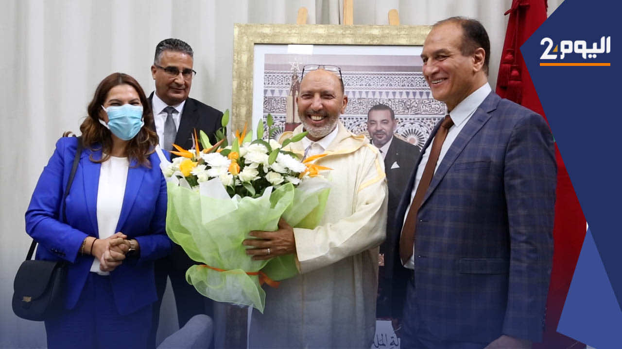 مراكش.. تسليم السلط بين العمدة السابق بلقايد والعمدة المنصوري - فيديو وصور