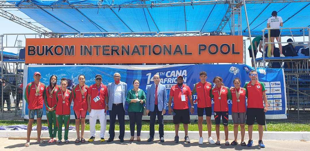 المنتخب الوطني المغربي للسباحة ينهي البطولة الإفريقية في المركز الثالث بـ10 ميداليات