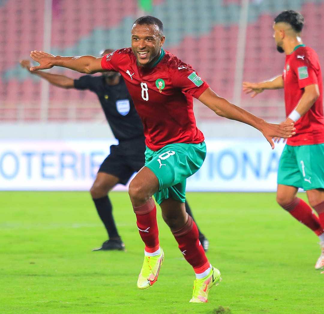 أيوب الكعبي يعود لتداريب المنتخب المغربي عقب تعافيه من كوفيد