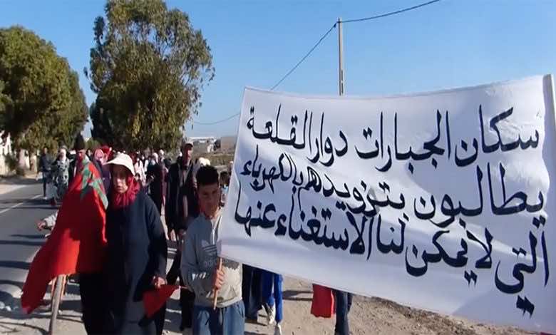 الظلام والعطش يخرجان ساكنة جماعة قروية للإحتجاج بآسفي