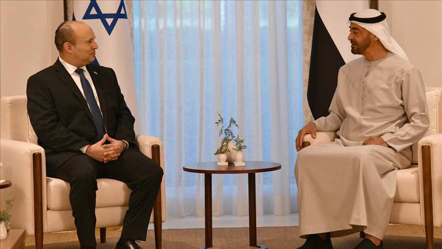 لأول مرة... رئيس وزراء إسرائيل يلتقى بن زايد في الإمارات