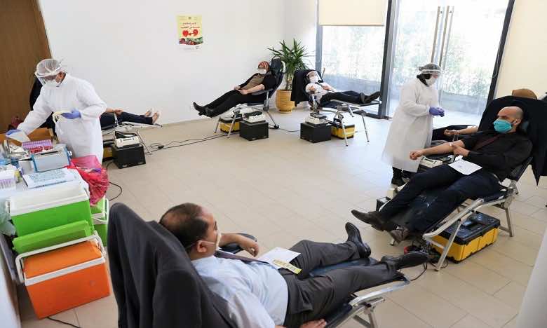 حملة للتبرع بالدم في صفوف موظفي وزارة الداخلية
