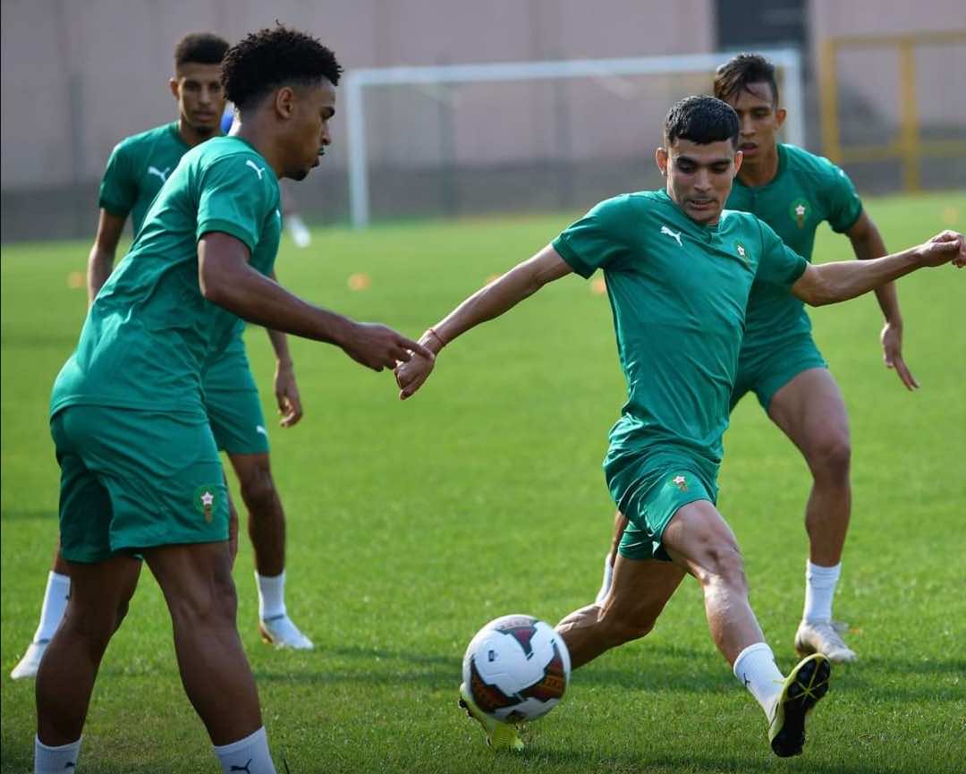 المنتخب المغربي يخوض تدريباته في ظل غيابات