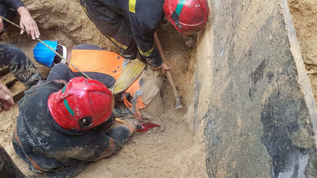في أول أيام السنة.. مستخدم يلقى حتفه بعد انهيار الأتربة عليه في ورش باشتوكة