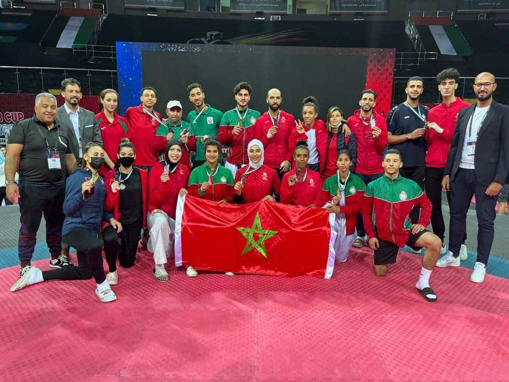المنتخب الوطني المغربي للتايكوندو يفوز ب13 ميدالية في كأس العرب