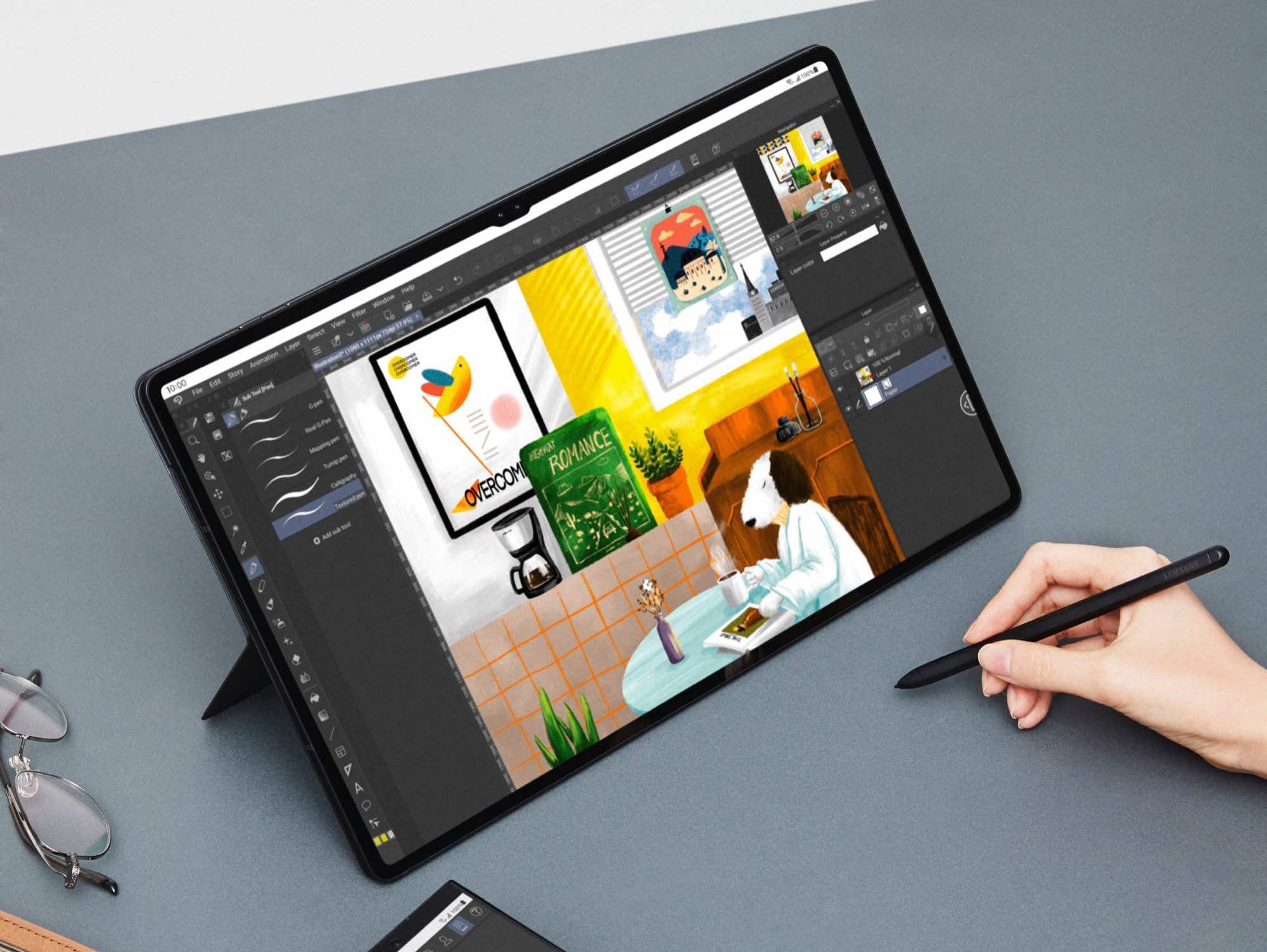 سامسونغ تطلق سلسلتها الجديدة غالكسي Tab S8