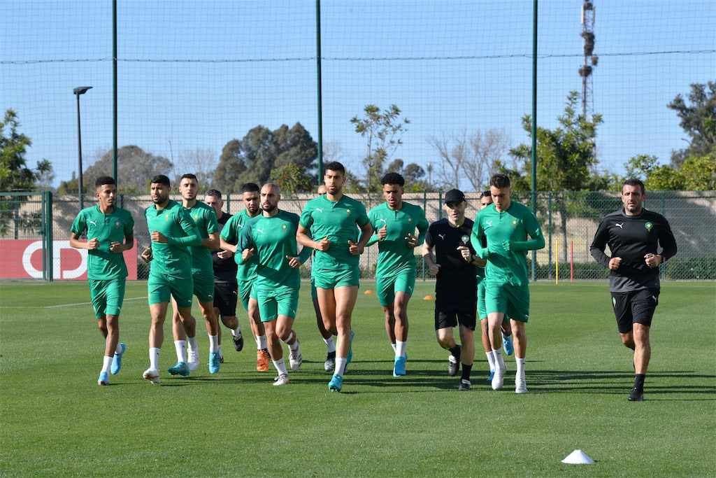 المنتخب الوطني المغربي يخوض أول حصة تدريبية في كينشاسا استعدادا لملاقاة الكونغو الديمقراطية