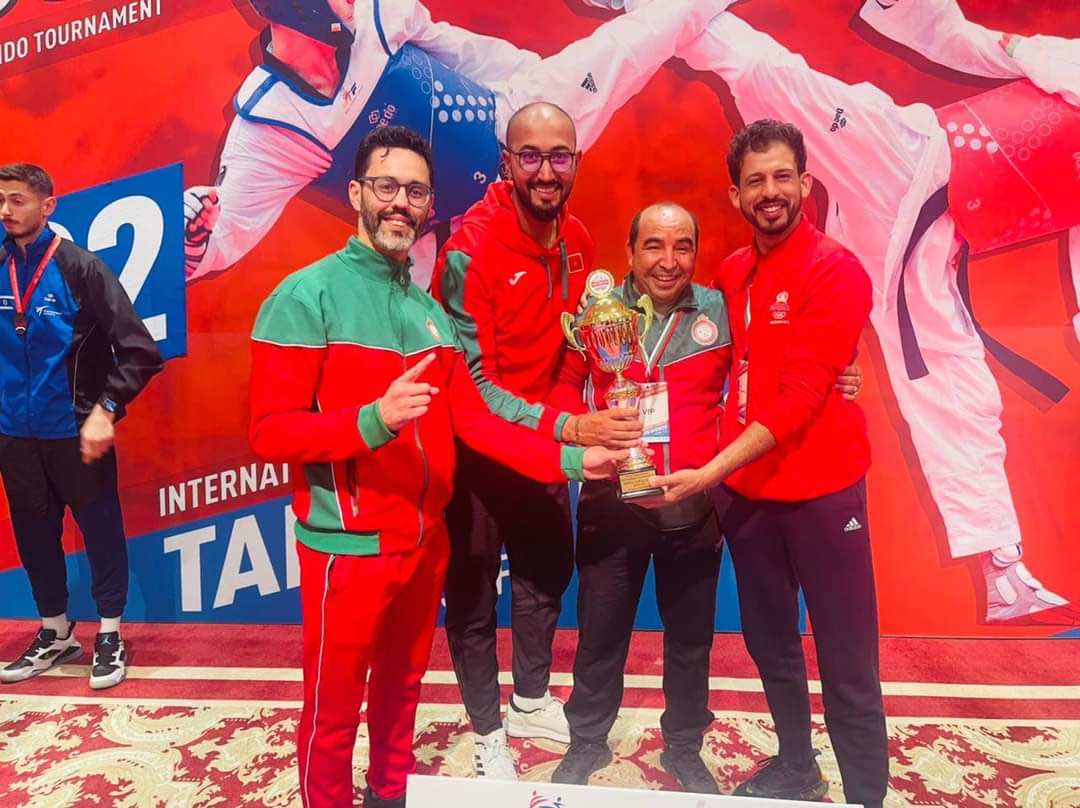 المنتخب المغربي للتايكواندو يحقق خمس ميداليات في البطولة الدولية من بينها ذهبية واحدة