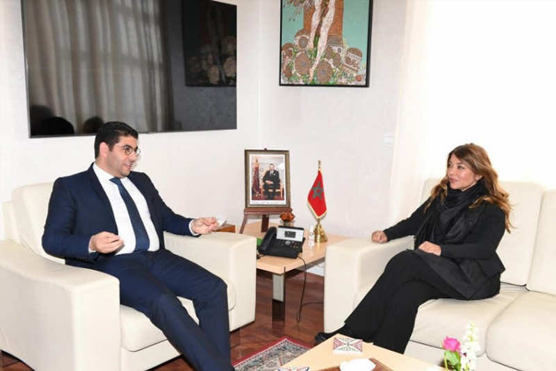 وزير الثقافة يستقبل الفنانة سميرة سعيد بعد زيارتها المغرب