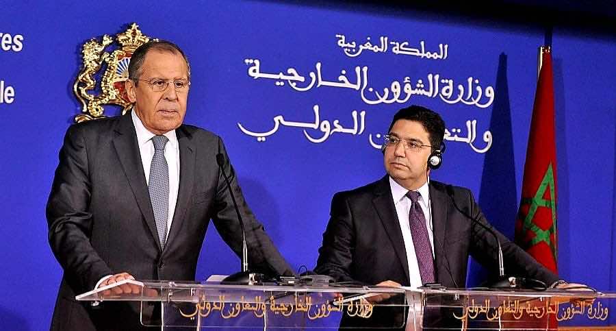 وزير الخارجية الروسي يتباحث مع بوريطة حول العلاقات بين البلدين والقضايا الإقليمية
