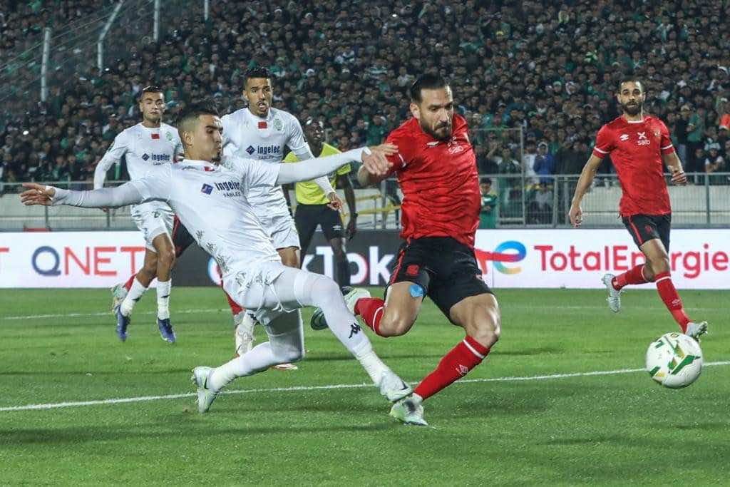 دوري أبطال إفريقيا: الرجاء يغادر من دور ربع النهائي جراء تعادله مع الأهلي بهدف لمثله