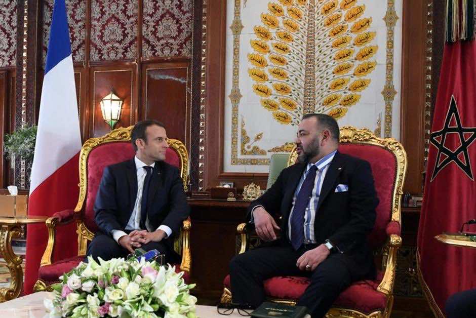 الملك محمد السادس يهنئ ماكرون بإعادة انتخابه رئيسا للجمهورية الفرنسية