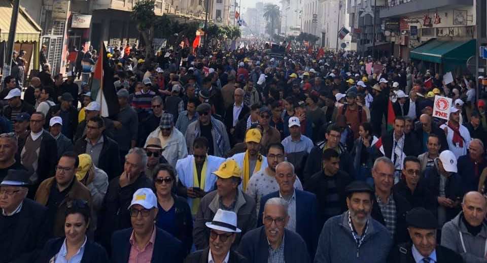 احتجاجات في الدار البيضاء على غلاء المعيشة رغم منع السلطات للتظاهر