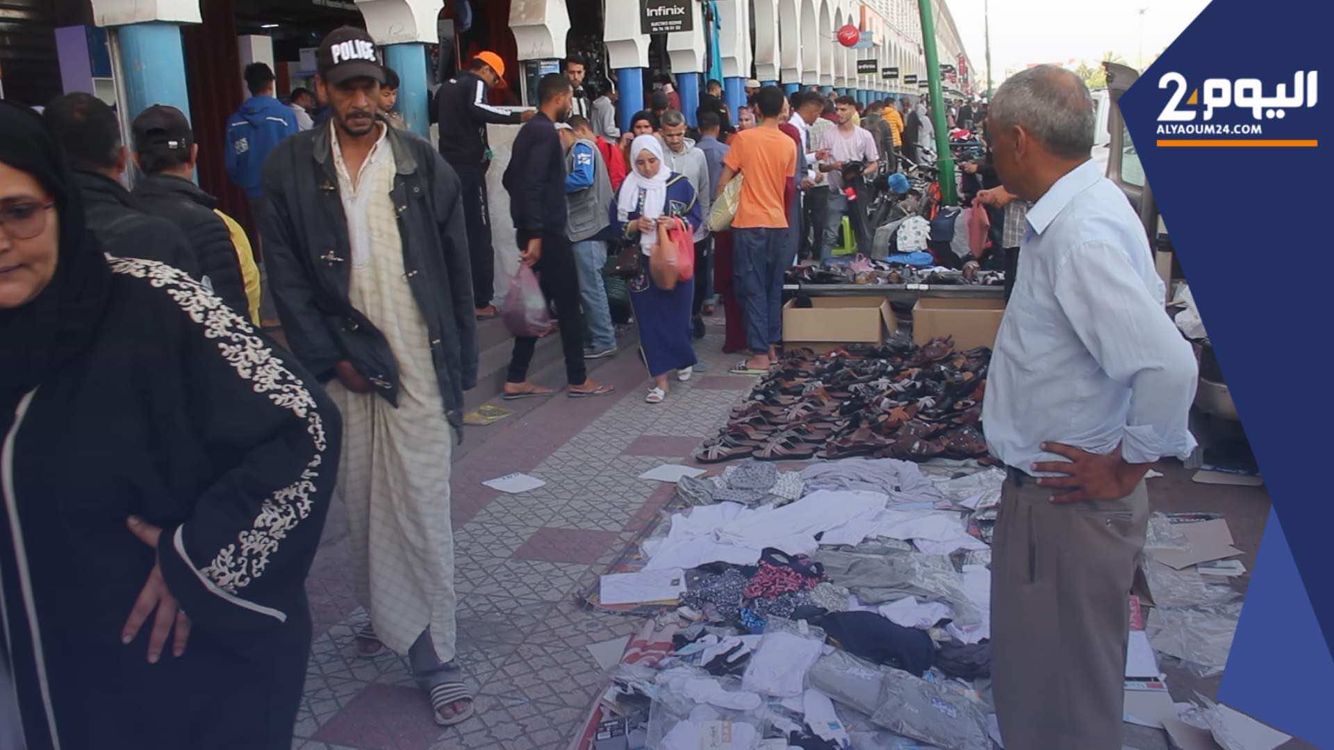تجار إنزكان يشكون تراجع مستوى المبيعات في الأسواق عشية عيد الفطر (+فيديو)