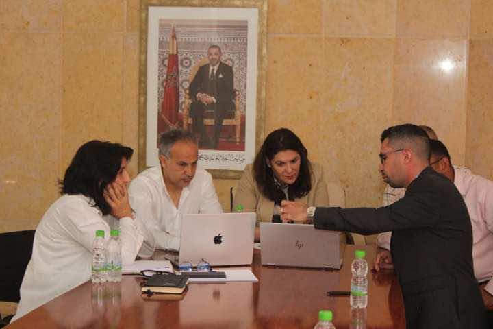 العمدة المنصوري وكودار يقفان على تقدم مشروع النقل الحضري لمراكش