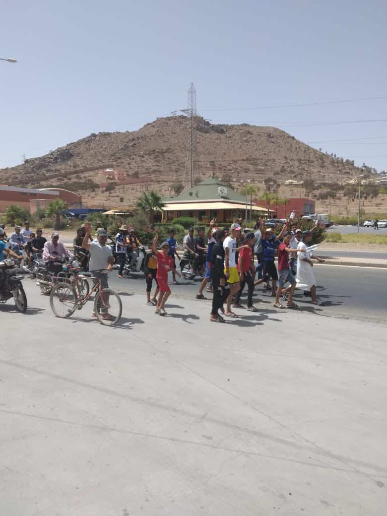 مسيرة عطش في السراغنة