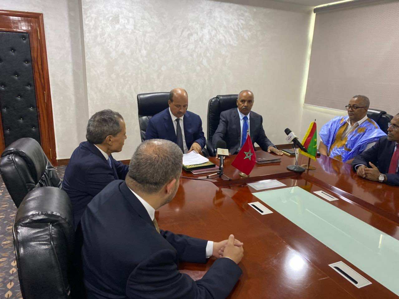 اتفاق مغربي موريتاني على التشاور في اجتماعات المنظمات البرلمانية الإقليمية والدولية