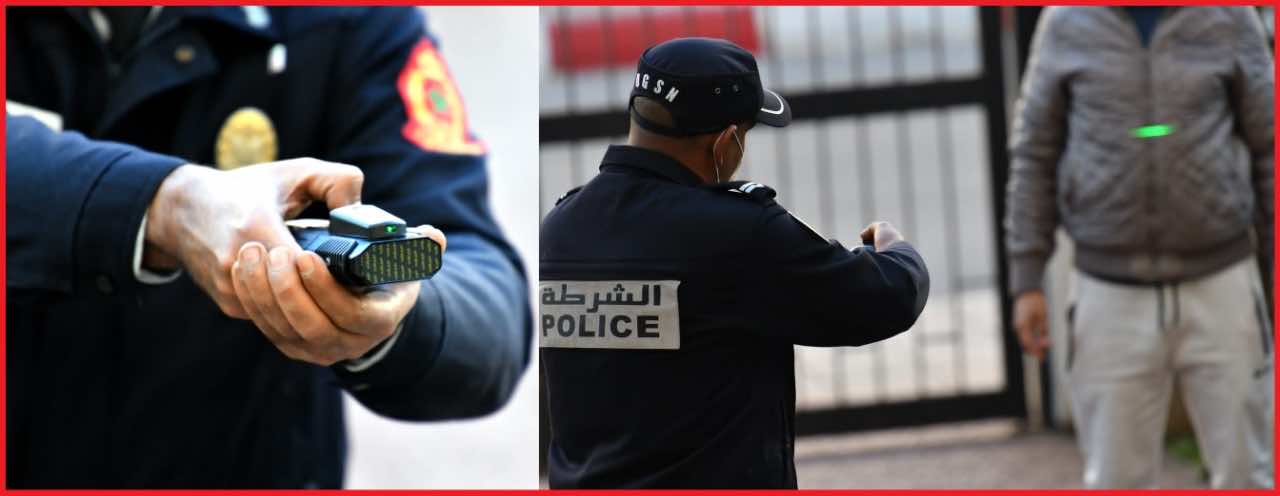 القبض على جانح في طنجة باستعمال جهاز يطلق سلكا يلتف حول الملاحقين