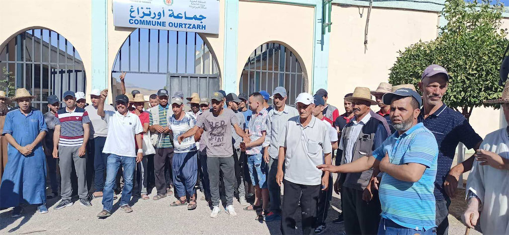 شح الماء يخرج مواطنين للاحتجاج في نواحي تاونات