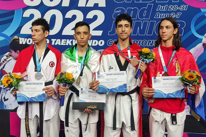 المغربي هيثم الزغوطي يفوز ببرونزية وزن أقل من 73 كلغ في بطولة العالم للتايكواندو