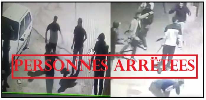 أمن كلميم يوقف مجموعة قامت بتخريب الممتلكات العامة والخاصة تم توثيقها بالفيديو