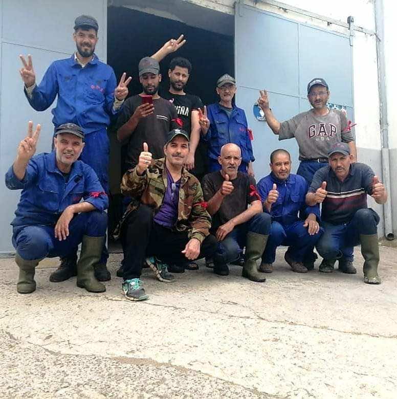 عمال شركة لإنتاج بقايا السمك بأسفي يحتجون
