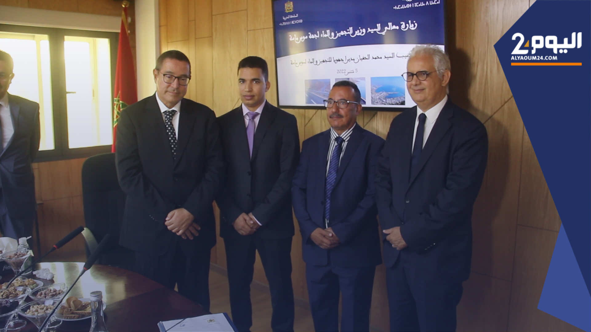 بـركة يعد باستفادة المقاولات المحلية من صفقات وزارته بسوس ويوصي بإعادة النظر في تعويضات ملاك الأراضي بسد تامـري (+فيديو)