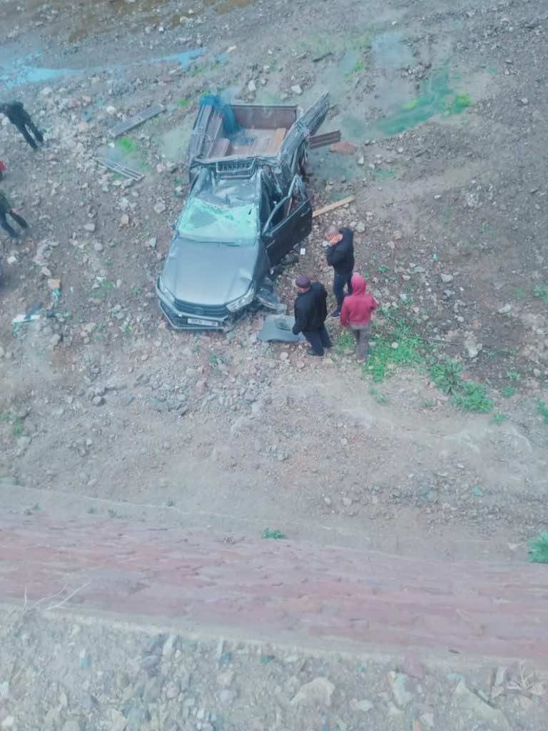 سقوط سيارة من مرتفع بالحوز ترسل سائقها إلى المستشفى