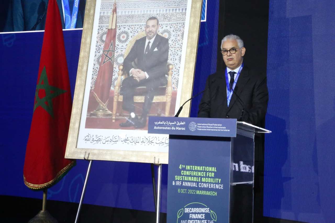 نزار بركة يتحدث عن خطة المغرب لتقليص انبعاثات الكربون في مؤتمر مراكش الدولي حول النقل(صور وفيديو)