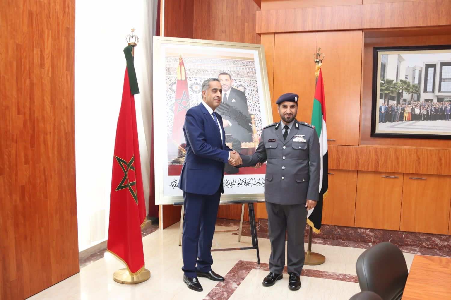شرطة أبو ظبي تبحث تعزيز التعاون مع الأمن المغربي في إدارة الفعاليات الضخمة
