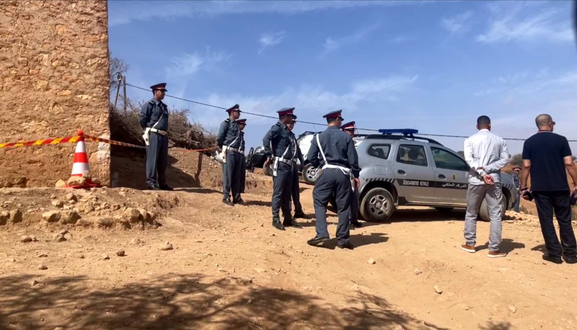 إعادة تمثيل جريمة ذبح شاب لأمه ضواحي أسفي
