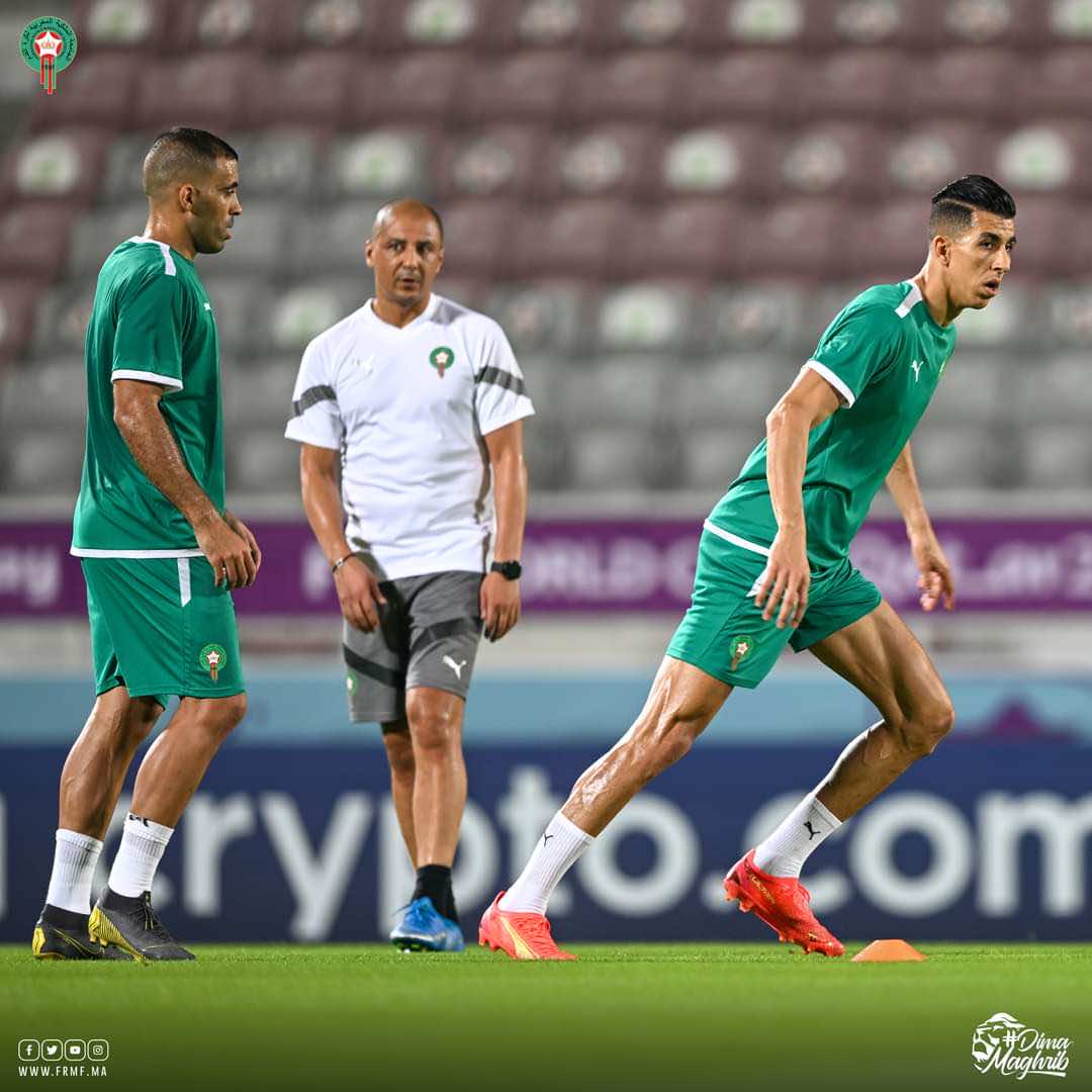 الركراكي يفرض السرية على الحصة التدريبية التي سيخوضها المنتخب المغربي اليوم الثلاثاء