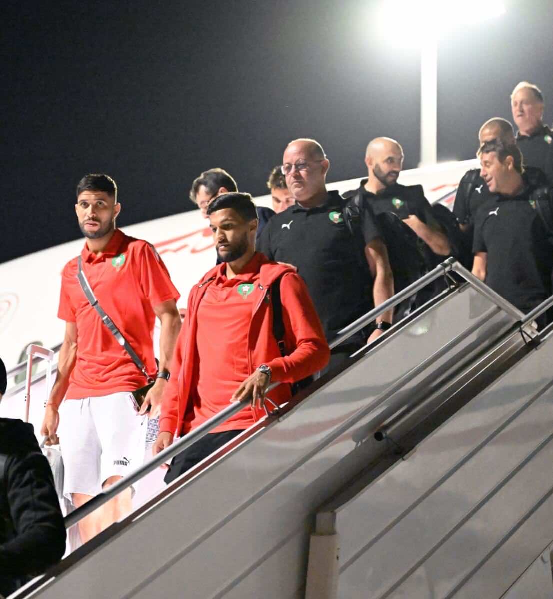 المنتخب المغربي يصل إلى الدوحة