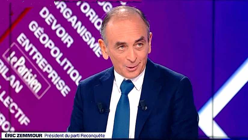 إيريك زمور يهاجم المحتفلين بفوز المنتخب المغربي في باريس ويحرض عليهم (فيديو)
