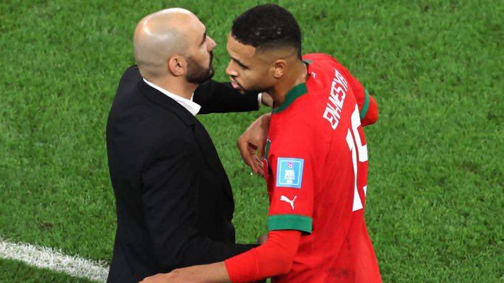 الركراكي: النصيري برهن للجميع أنه لاعب كبير