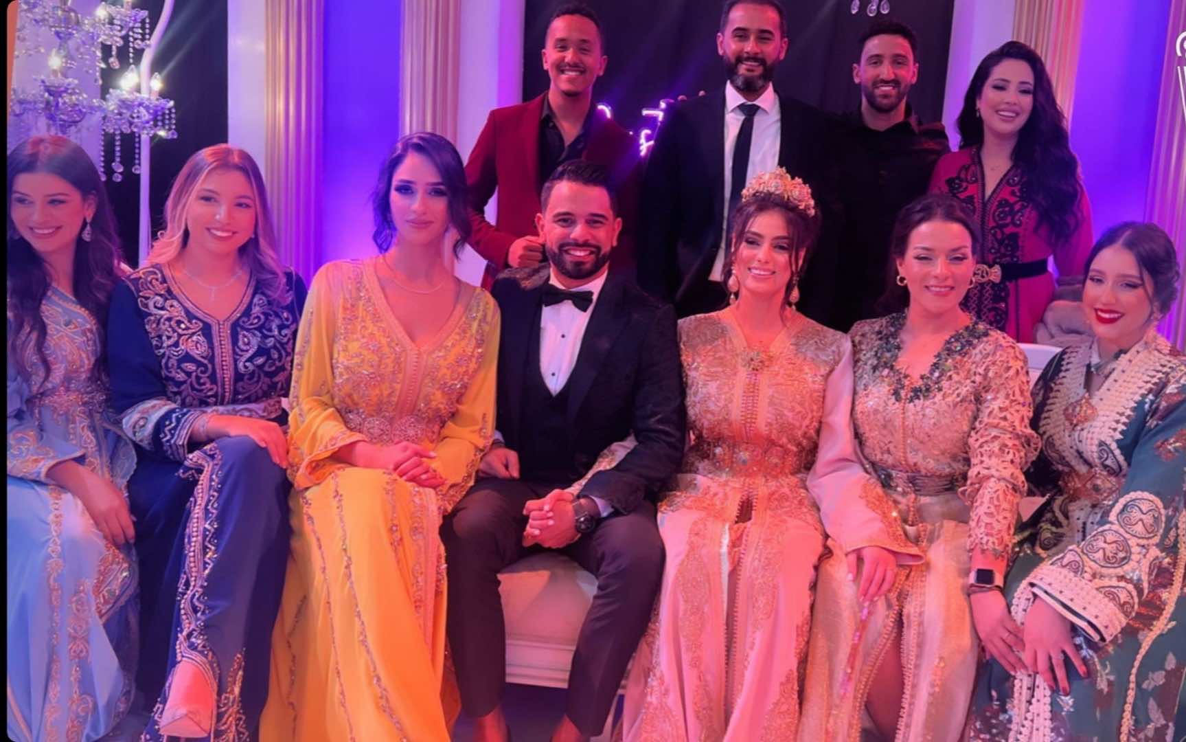 بالصور... أهم لحظات زفاف زهير زائر وغيثة الكزولي
