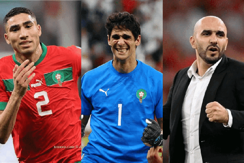 "فيفا" ترشح الركراكي وبونو وحكيمي لنيل جائزة "THE BEST" في 2022