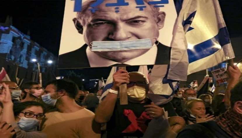 آلاف الإسرائيليين يحتجون ضد نتانياهو وينعتونه ب"وزير الجريمة" و"الفصل العنصري"
