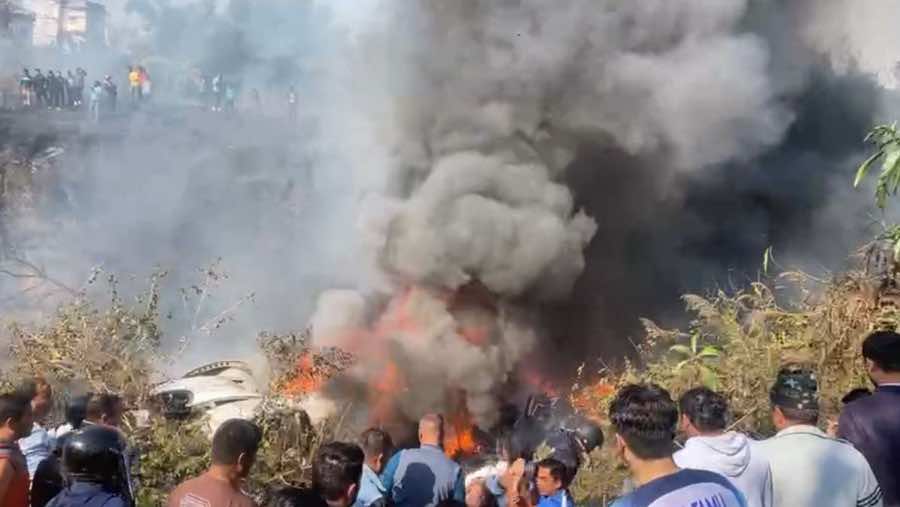 67 قتيلا على الأقل في تحطم طائرة في النيبال